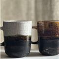 handmade earthenware ceramic traditional authentic unique coffee cup mug